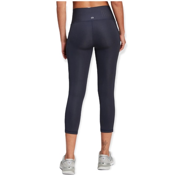 GapFit Navy Solid High Rise Sculpt Revolution Compressive Crop Leggings Size XL - Picture 2 of 16